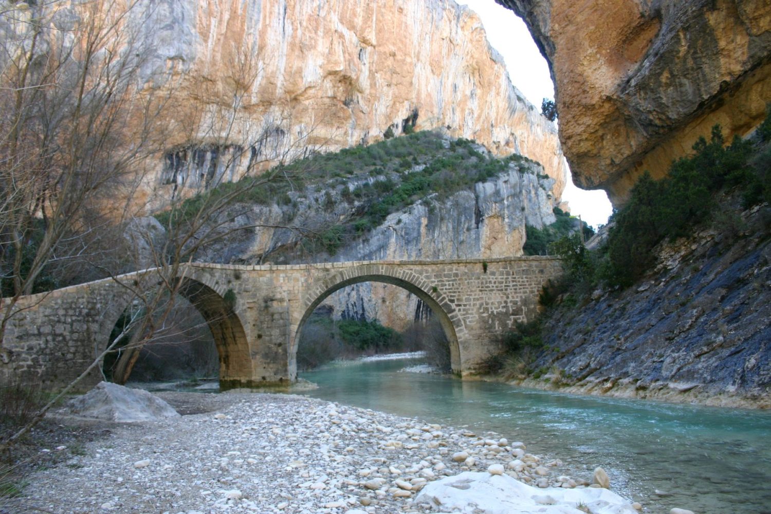 Bridge in the Sierra de Guara- Walking Holiday in Aragon