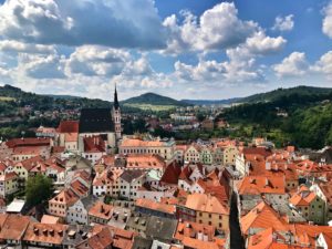 Cesky Krumlov- cycling the czech republic