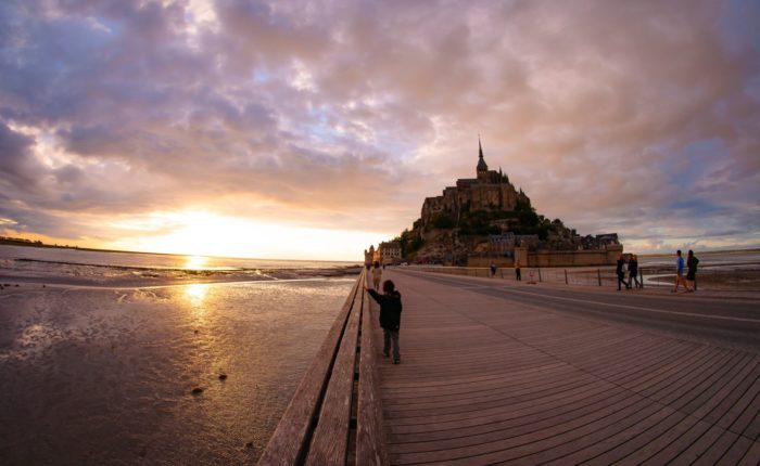 cycling in Brittany-Mont-Saint-Michel