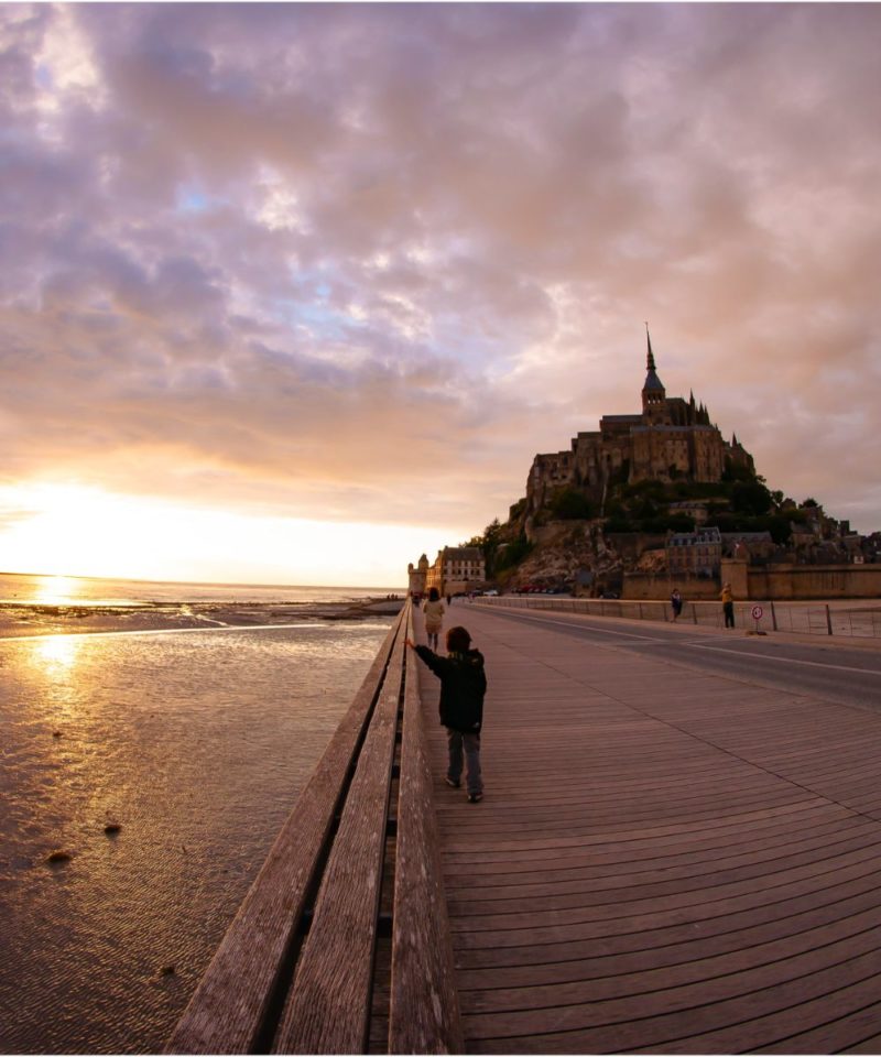 cycling in Brittany-Mont-Saint-Michel