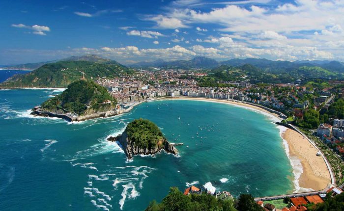 view of San Sebastian- Basque-Rioja Food Tour