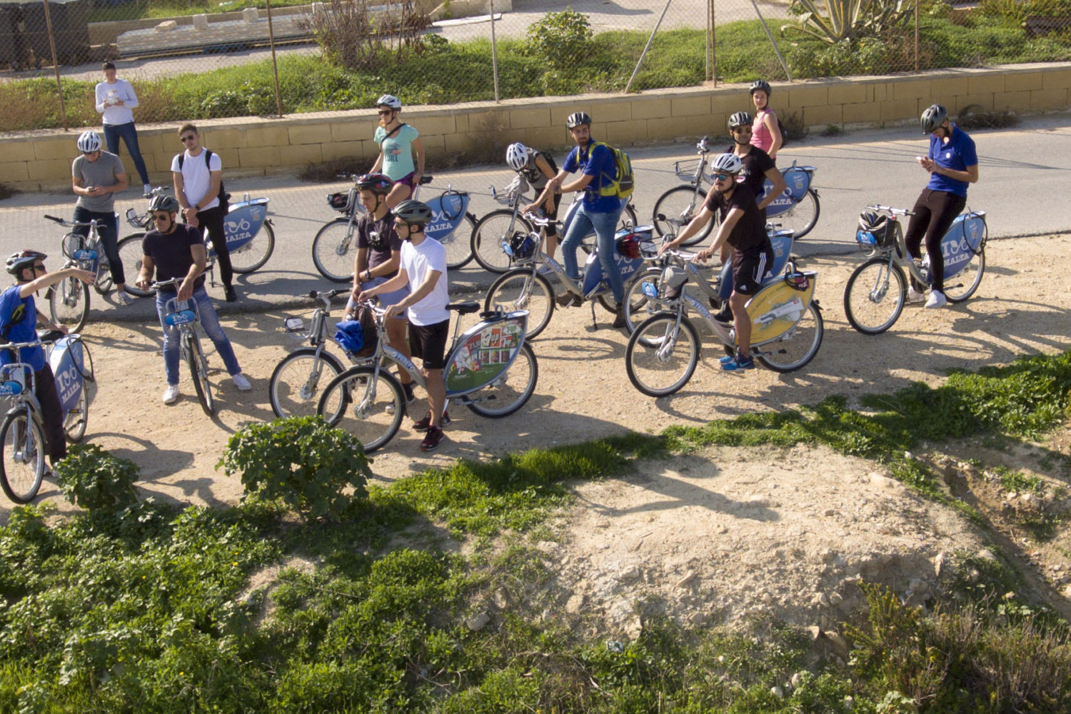 bikers under the maltese sun-cycling holiday in malta