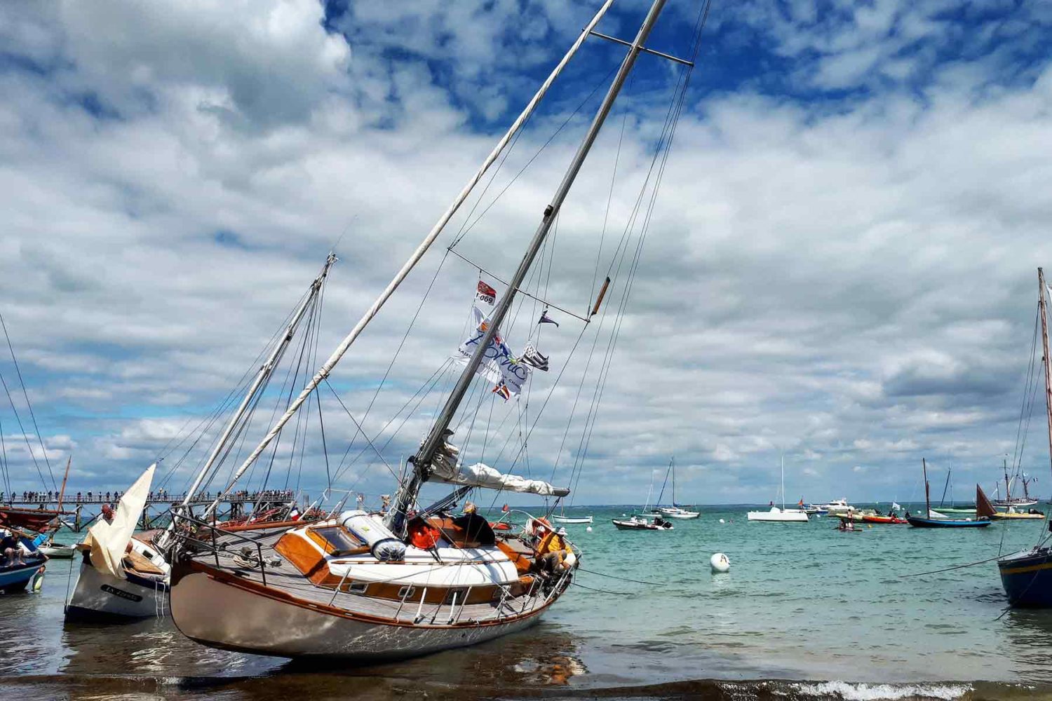 boat in noirmoutier