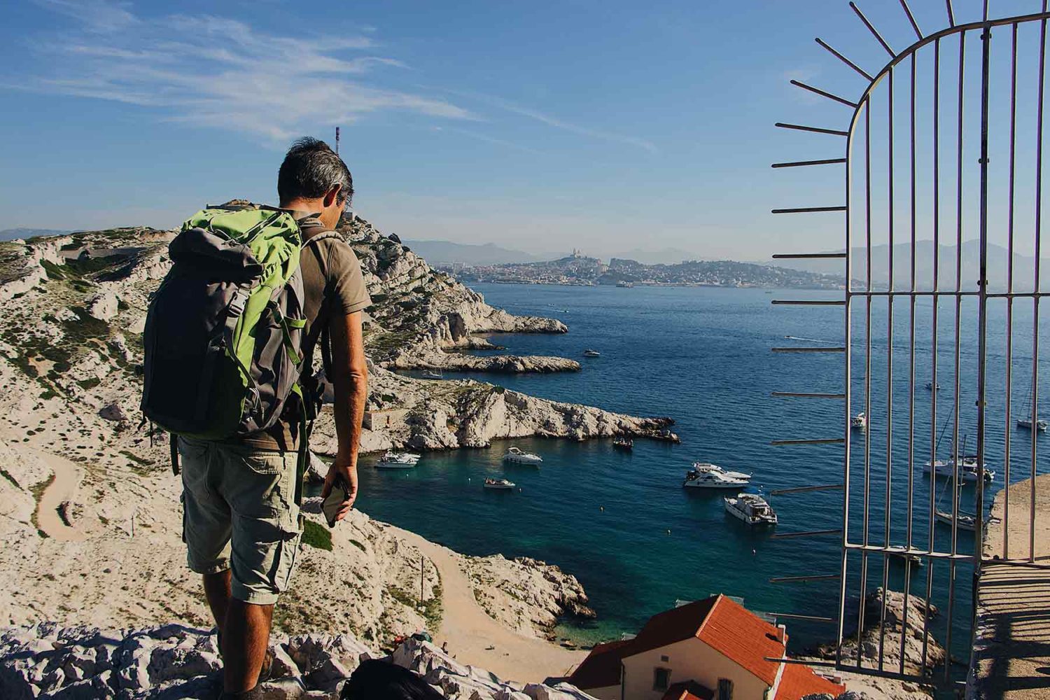 hiker in vendee-Walking the Vendee islands