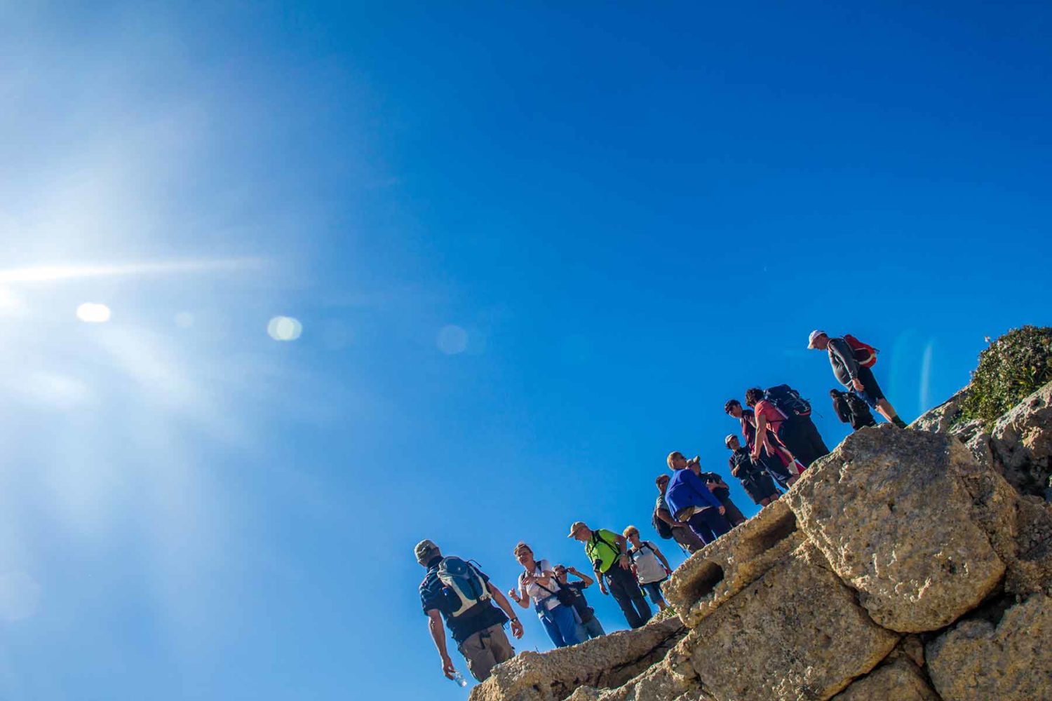 hikers-walking holidays in Malta