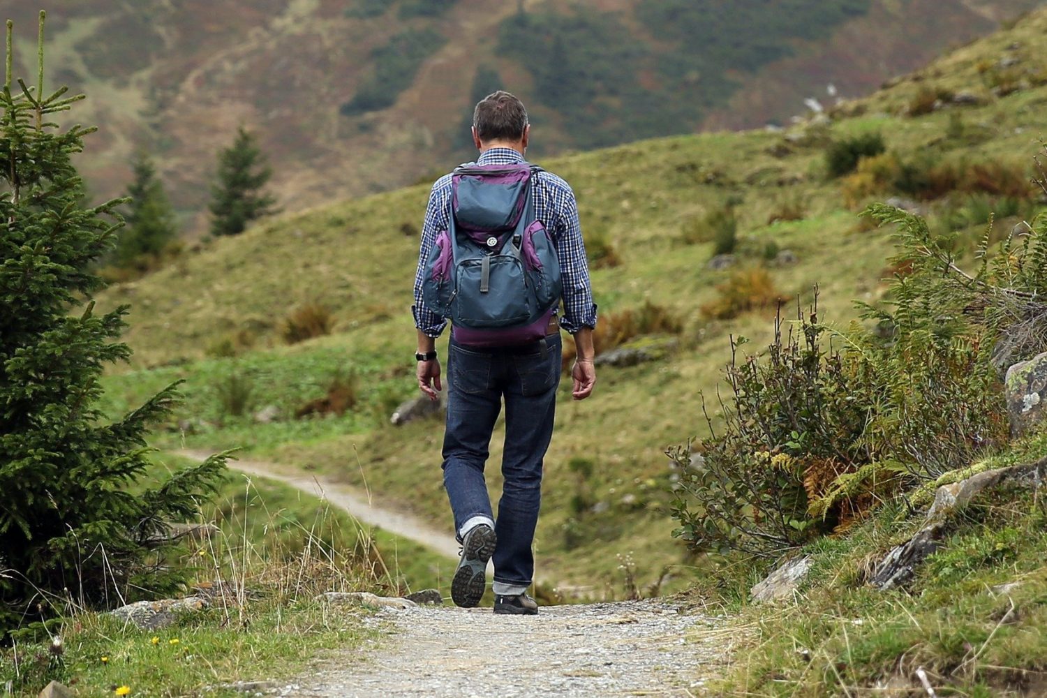 hiker-bornholm walking holiday