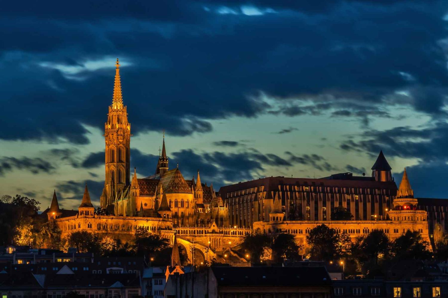 night view budapest