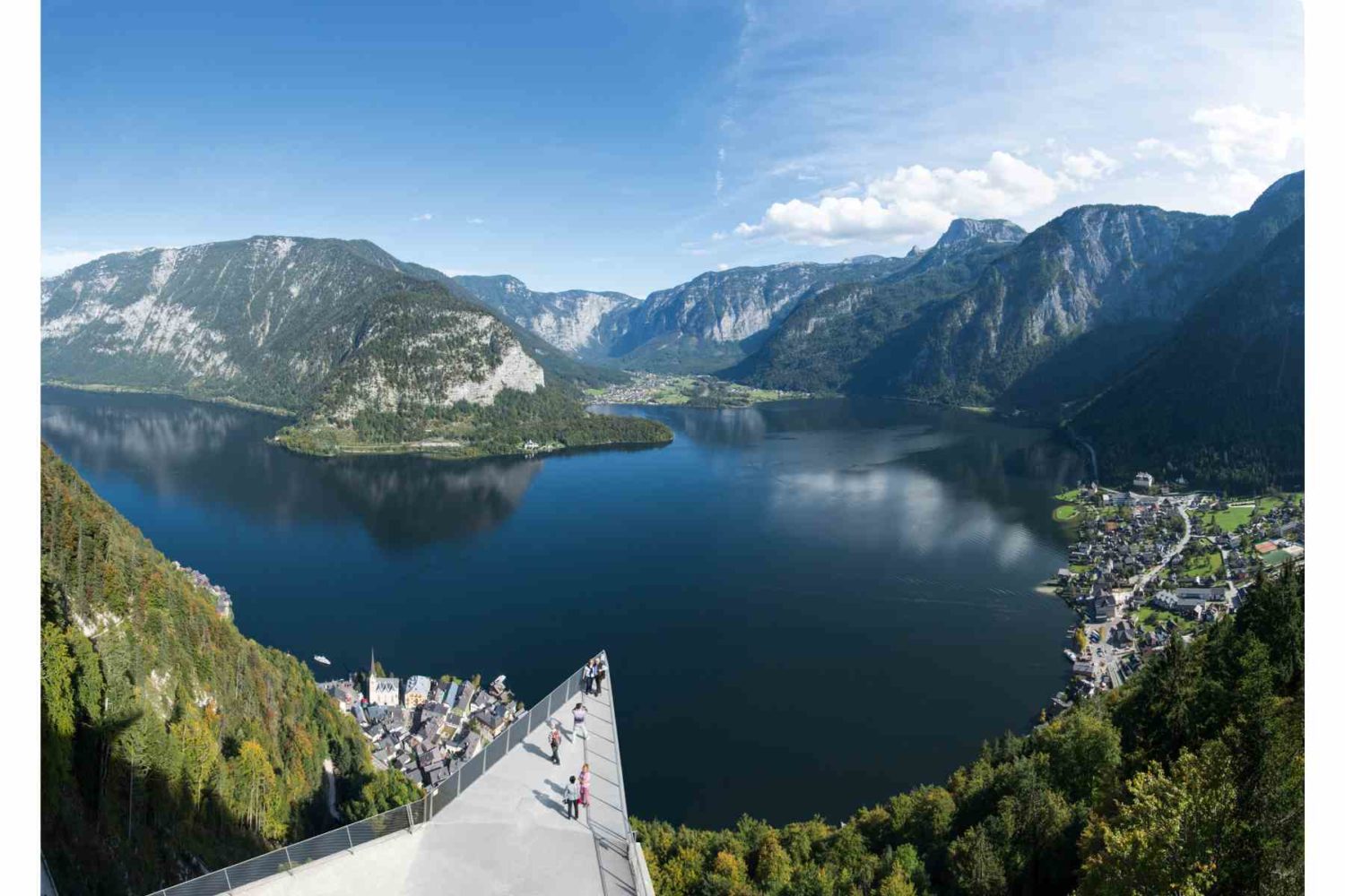 walking holidays in Austria- lake view